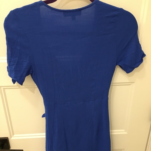 LAST CALL! Lulus Royal Blue Wrap Dress - Picture 8 of 9